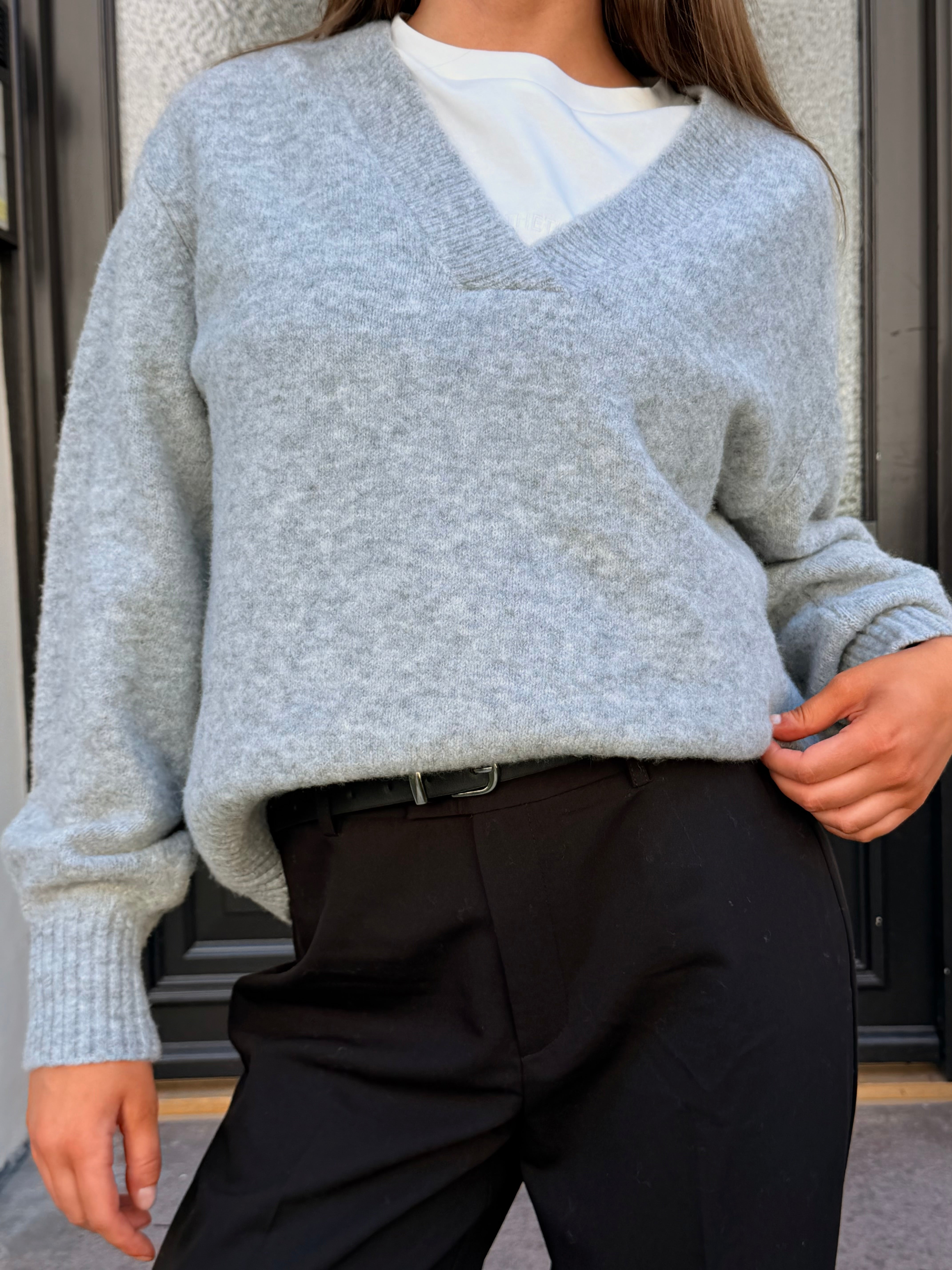VMBOOM Pullover - Light Grey Melange